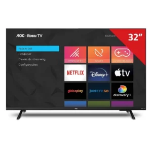 Smart TV LED AOC 32" 5135 HD Roku TV