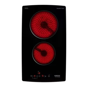 Anafe Vitrocerámico Longvie 2 Zonas Sensitive Touch Negro 30 cm – AVST330K