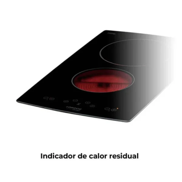 Anafe Vitrocerámico Longvie 2 Zonas Sensitive Touch Negro 30 cm – AVST330K