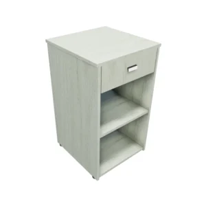 Mesa De Luz Sommier Gris